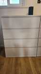 2x Cómodas MALM (IKEA) – 4 gavetas – Branco