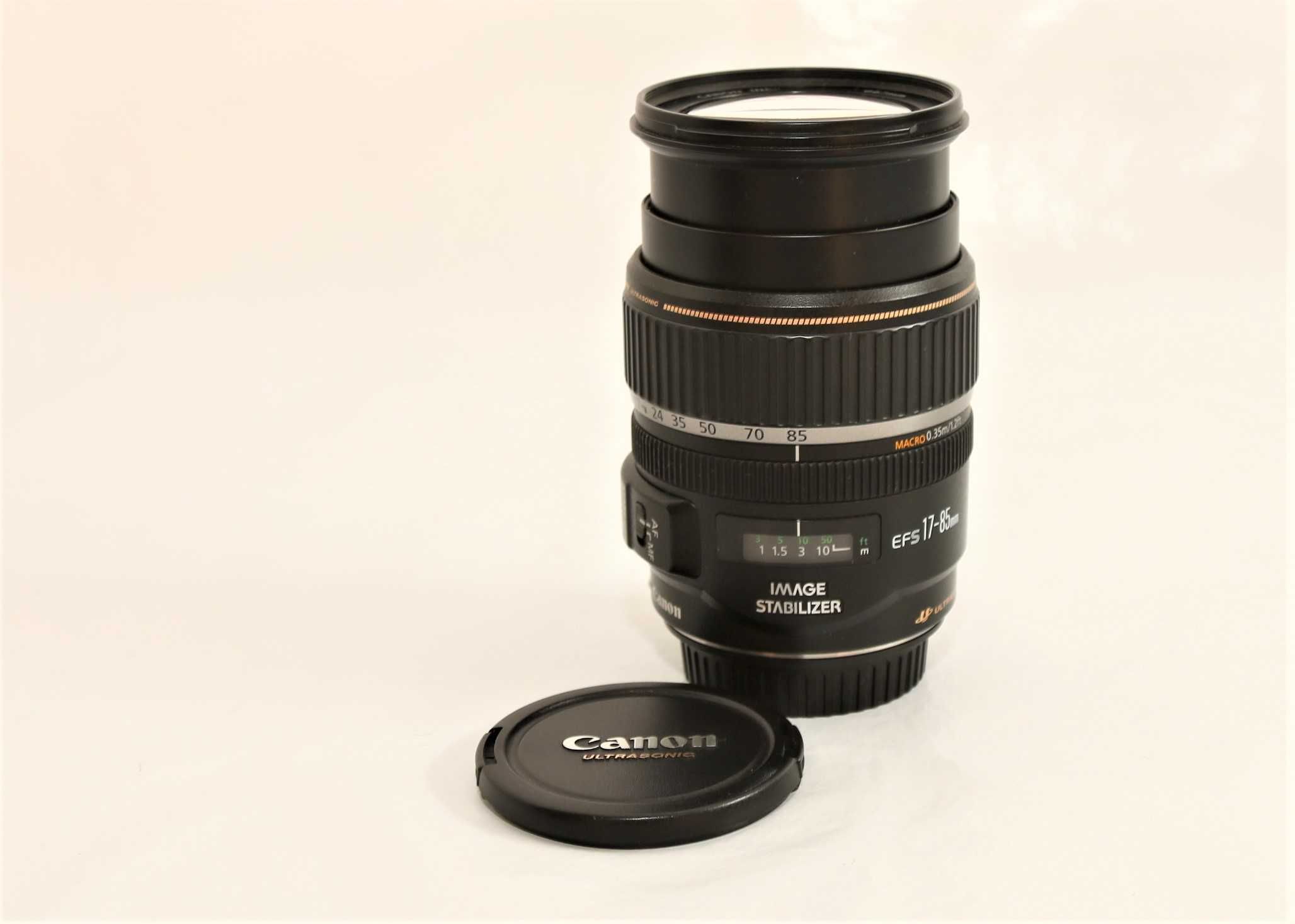 Lente Canon EF 17-85mm IS USM Ultrasonic SEM AUTOFOCUS