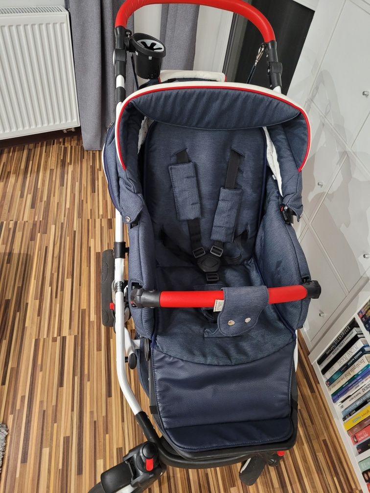 Wózek adamex vicco 2 w 1 plus adaptery i nosidło Maxi cosi plus dodatk