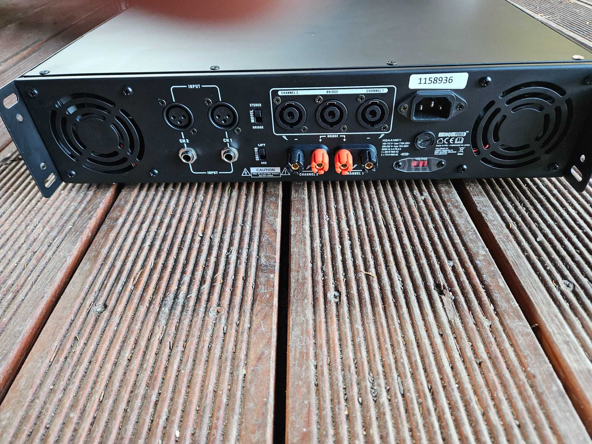 Końcówka mocy hq sagira 200 2x200RMS 8ohm