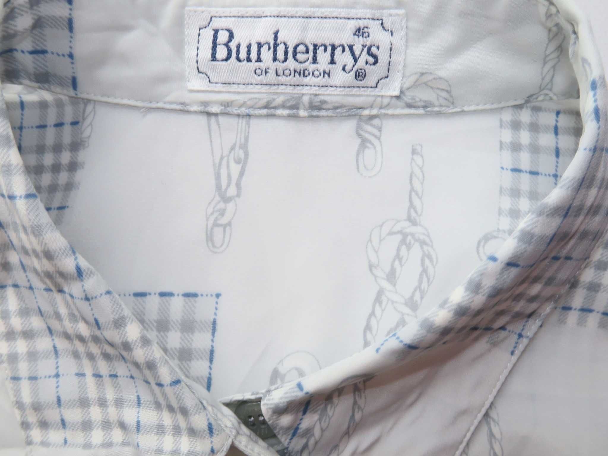 Burberrys Burberry jedwabna damska koszula vintage XL