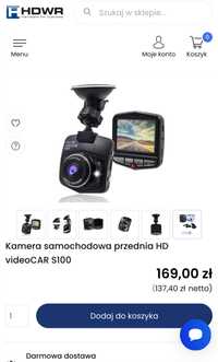 Kamerka / Wideorejestrator samochodowy CAR DVR 1080p