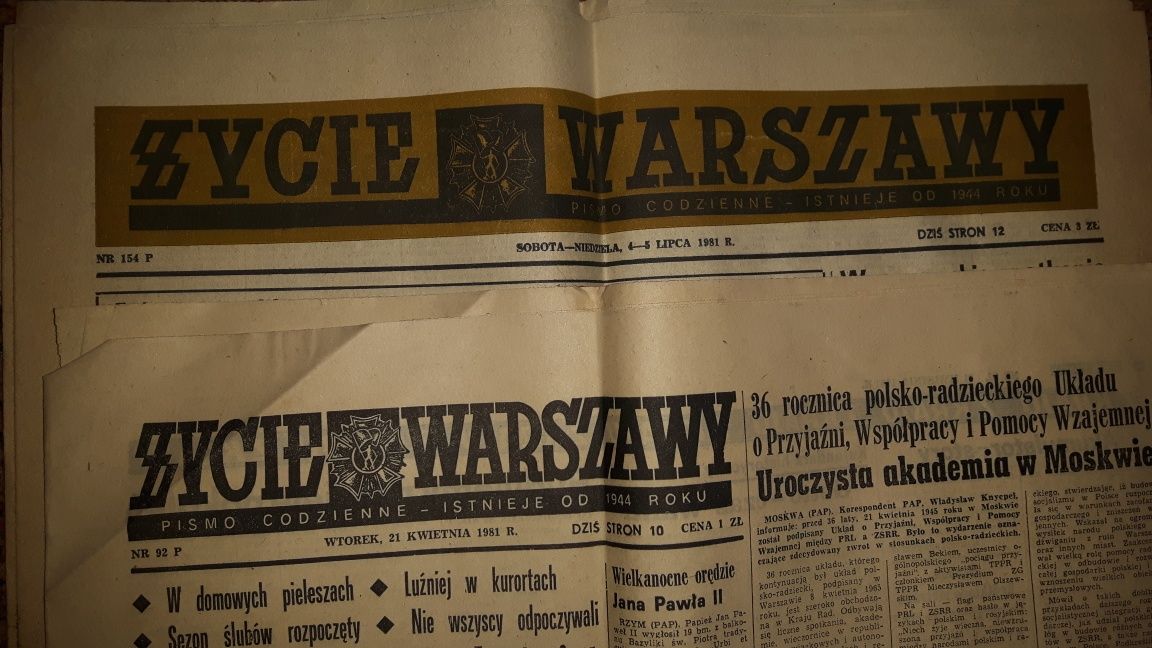 Życie Warszawy Pismo codzienne
