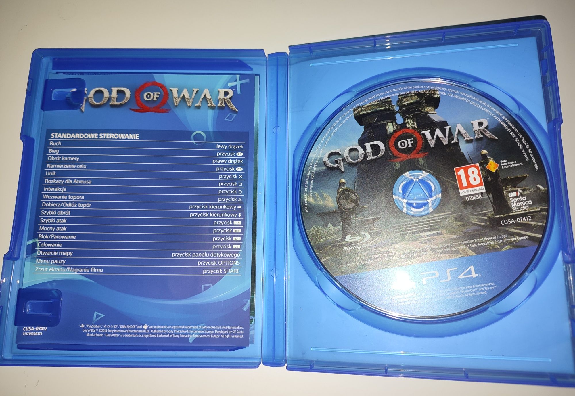 Gra Ps4 God of War PL gry PlayStation 4 Hit Sniper GTA V UFC NFS