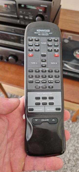 Wieża kenwood wzmacniacz cd equalizer deck turner gramofon kolumny