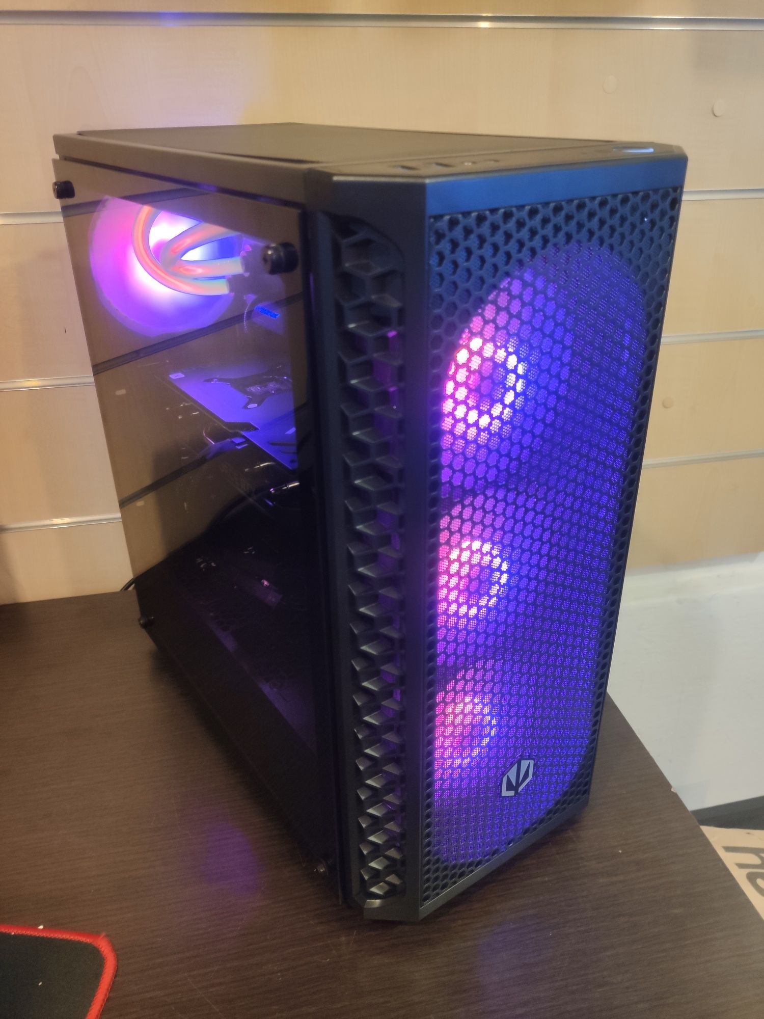 RTX 4070 Ti, LED Komputer do gier,32 GB,i7-12700,1 TB SSD,Win 11Pro