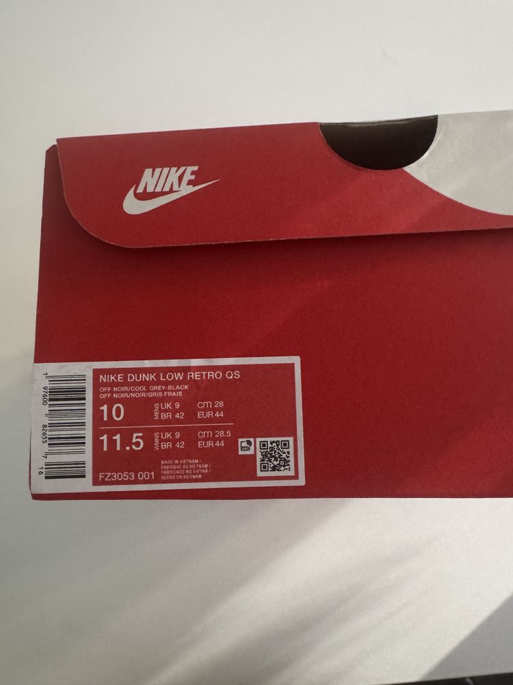 Кросівки Nike Dunk Low Retro QS “Berlin” Black FZ3053-001 р. 44 (10us)