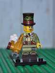 F1471. Figurka LEGO CMF col460 (col27-17) Steampunk Inventor Series 27
