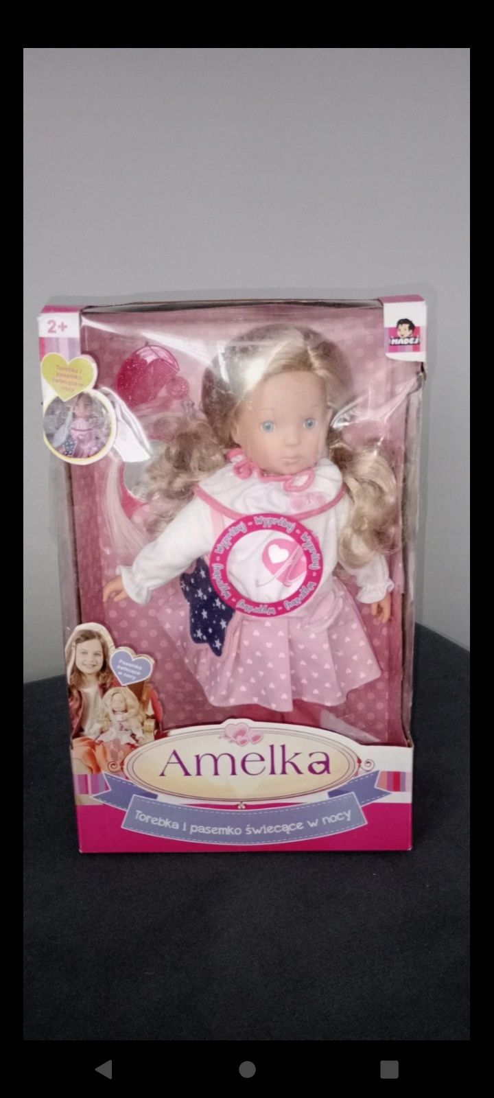 Madej Lalka Amelka Bajka, świecące pasemko
