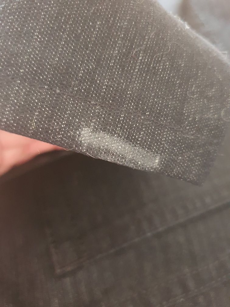 Męskie czarne spodnie w prążek.St.Leon'f,.XL