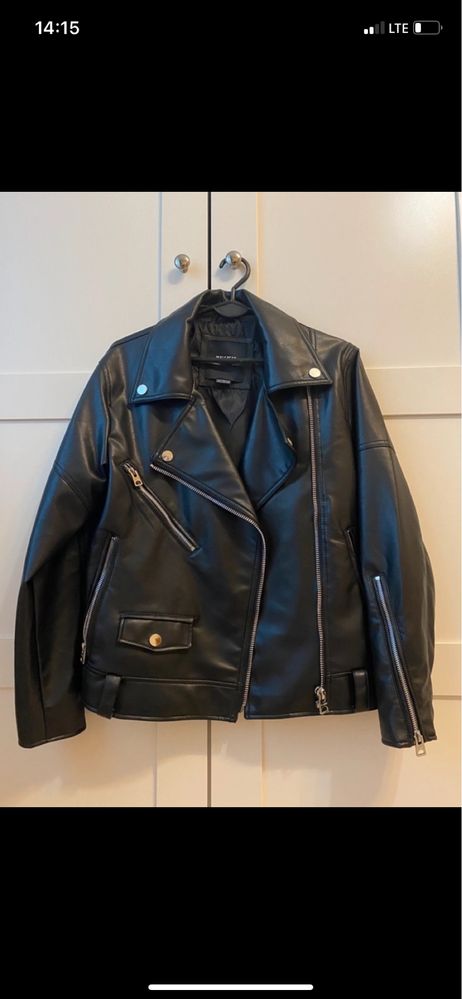 Kurtka Pull & Bear w stylu biker