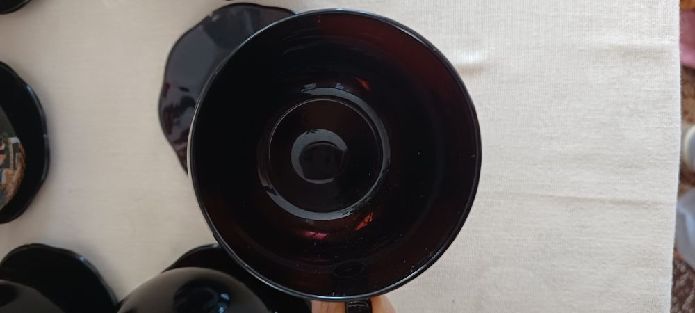 Чорний чайний червіз  скляний Афродита новий