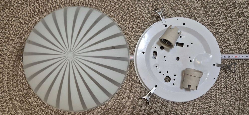 Світильники стельові круглі б/в