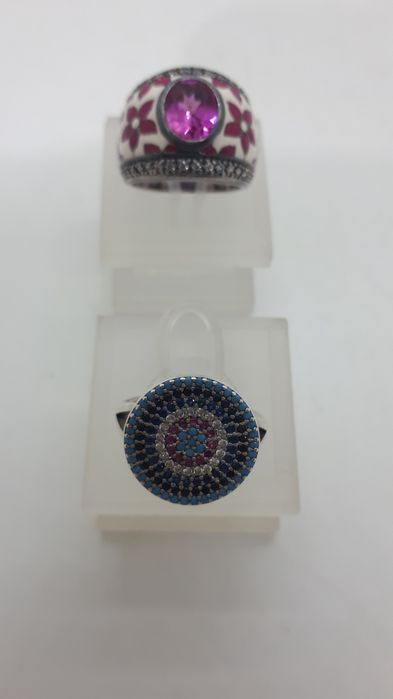 Эксклюзивные серебряные кольца 925пр.