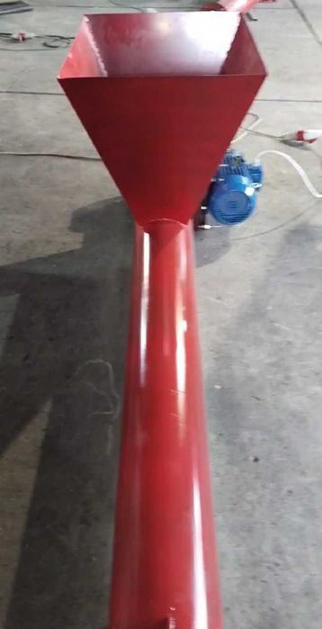 Шнек для зерносушки ф133, 2м та 4м, з двигуном, транспортер