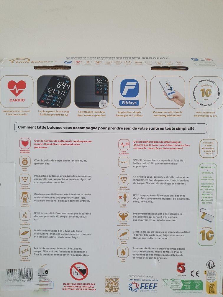 Waga łazienkowa Little Balance Cardio Connect