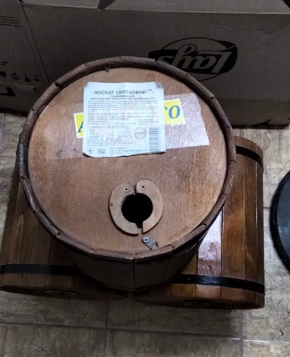 Бочонки под пакетированное вино, сок.