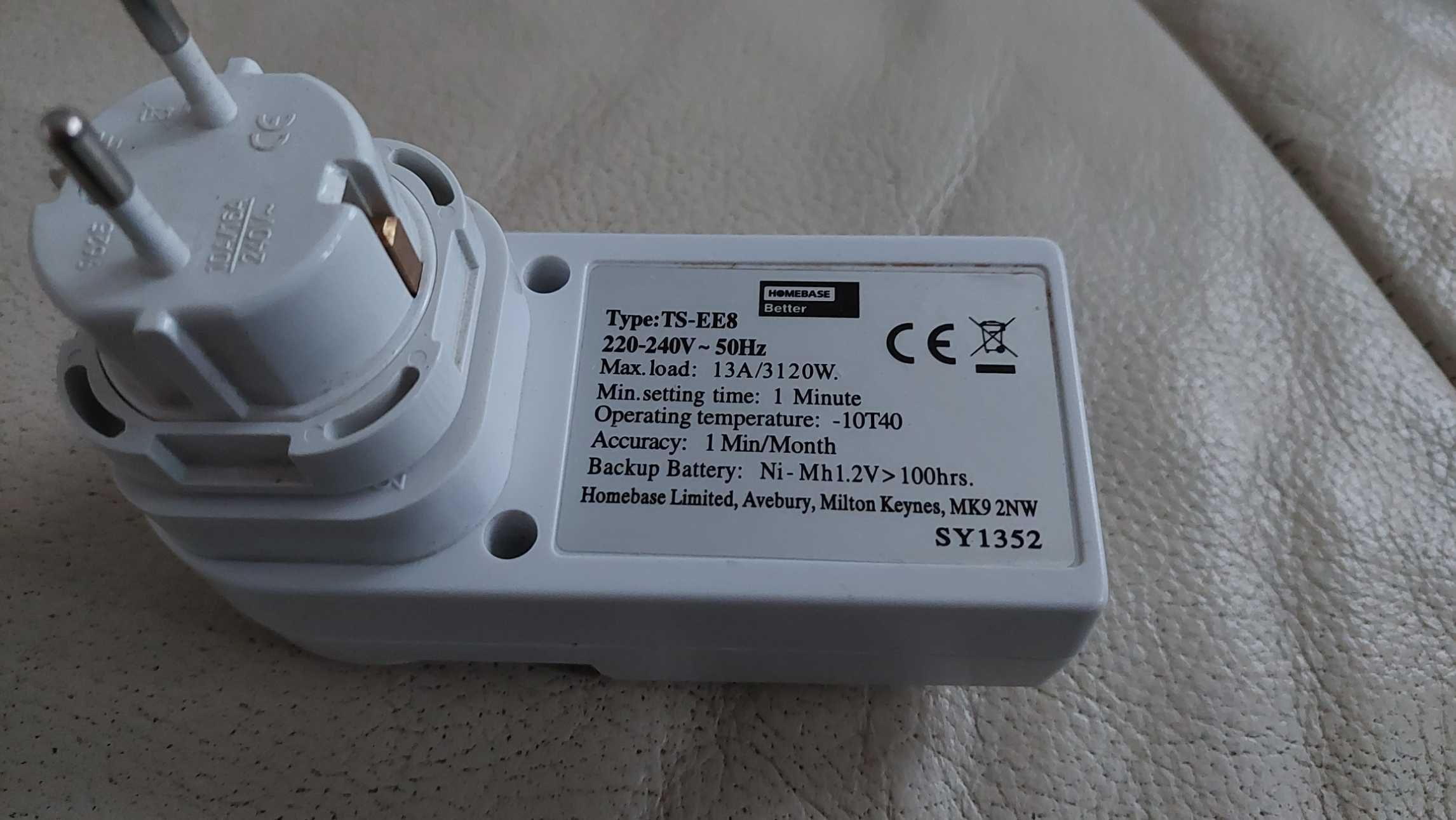 Elektroniczny programator/timer czasowy+ adapter