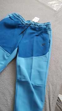 Nike XXL dres Fleece Tech niebieskie granatowe joggery spodnie nowe