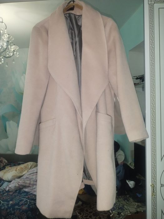 Пальто  демисезонное пудра