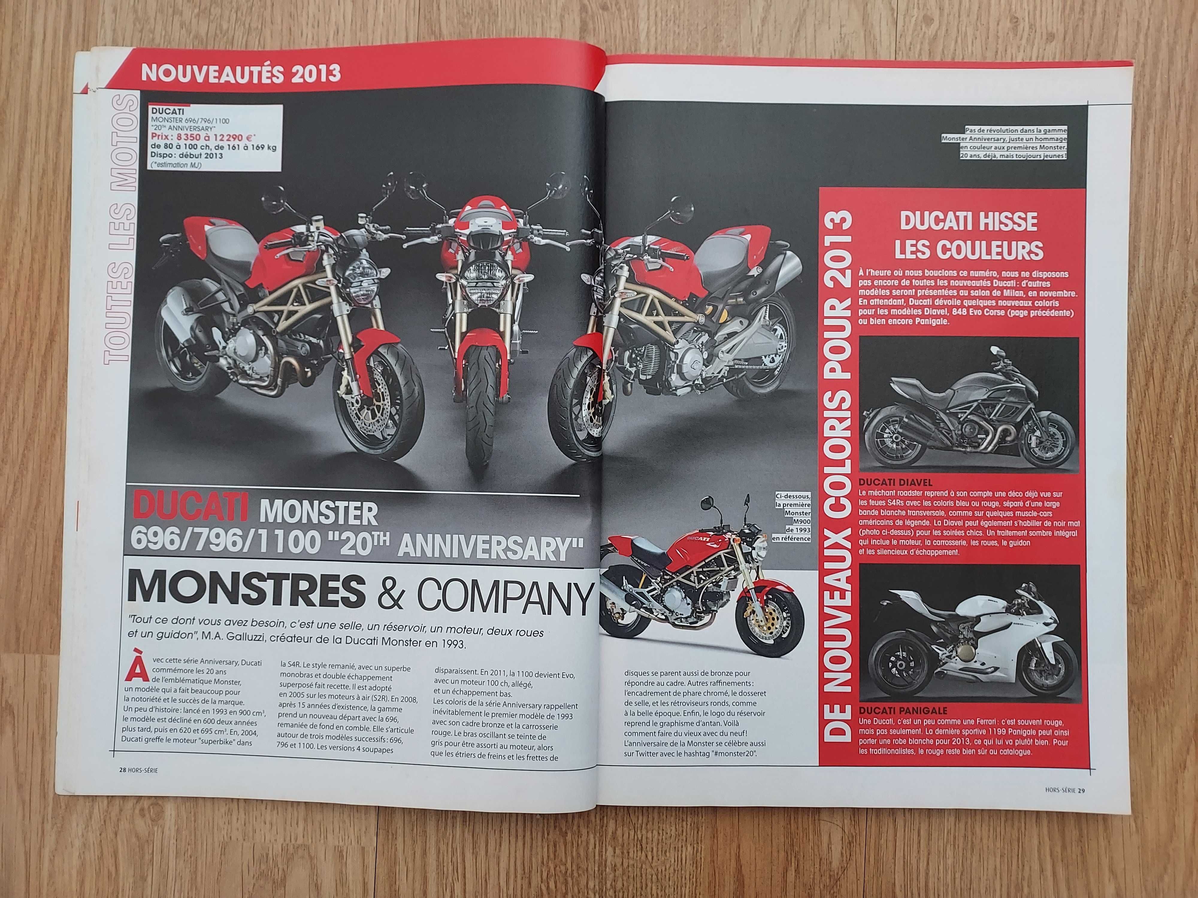 Revista Toutes Le Motos 1000 Módeles - Édition 2013