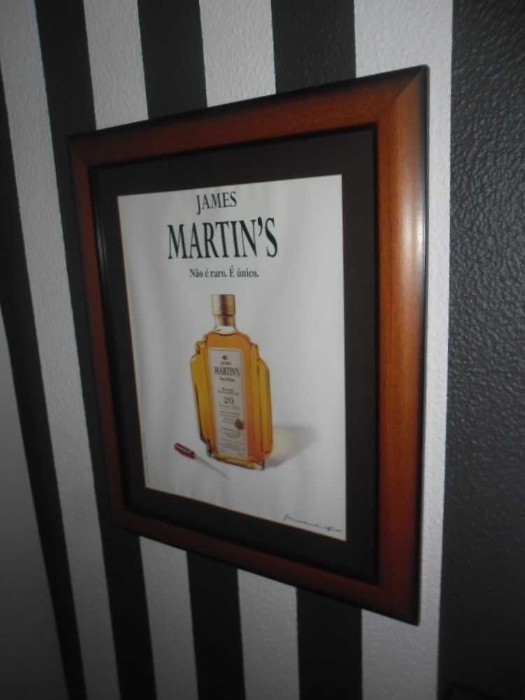 Quadro Publicitário Whisky James Martin's
