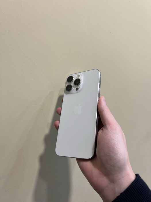 Б/у Iphone 15 Pro Max 512 White Titanium фізична карта