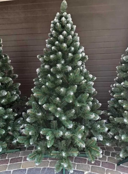 Снежная Королева|1м искусственная новогодняя елка|ель с бел. кончиками