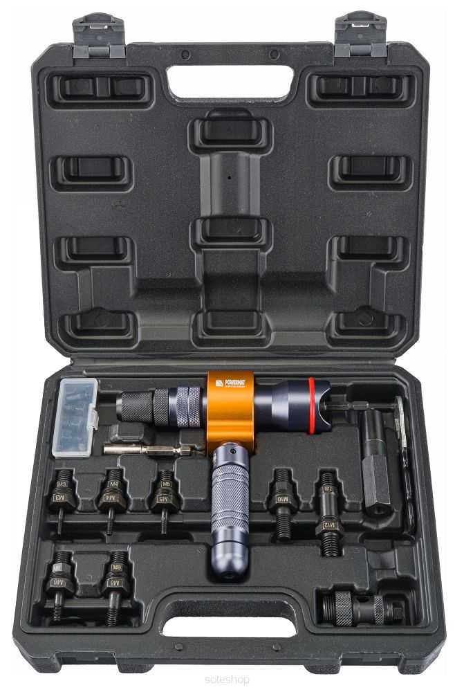 POWERMAT Nitownica Do Nitonakrętek  Adapter 3w1 Na Wkrętarkę PM1263