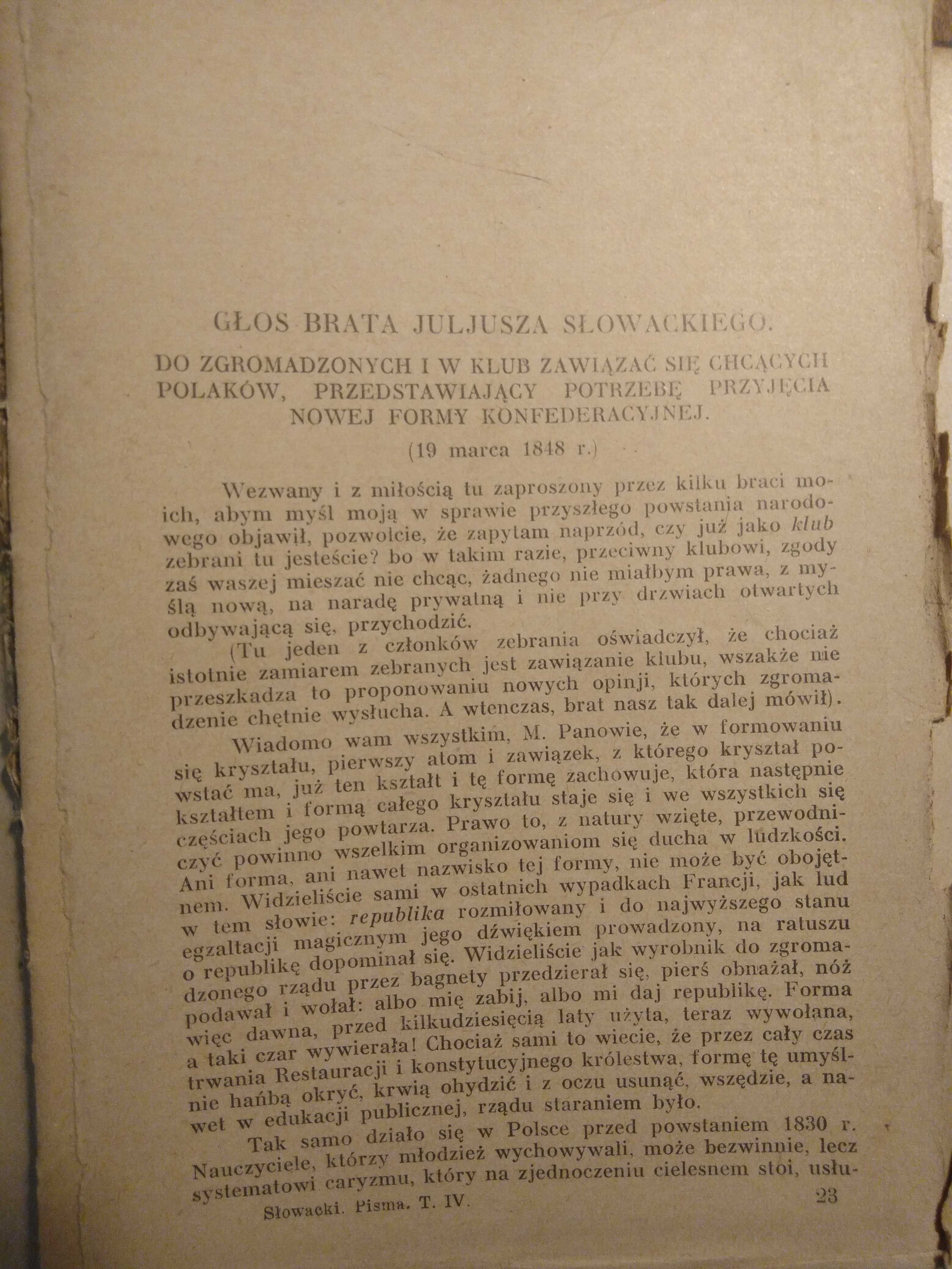 Słowacki - Pisma - Tom III i IV - 1930