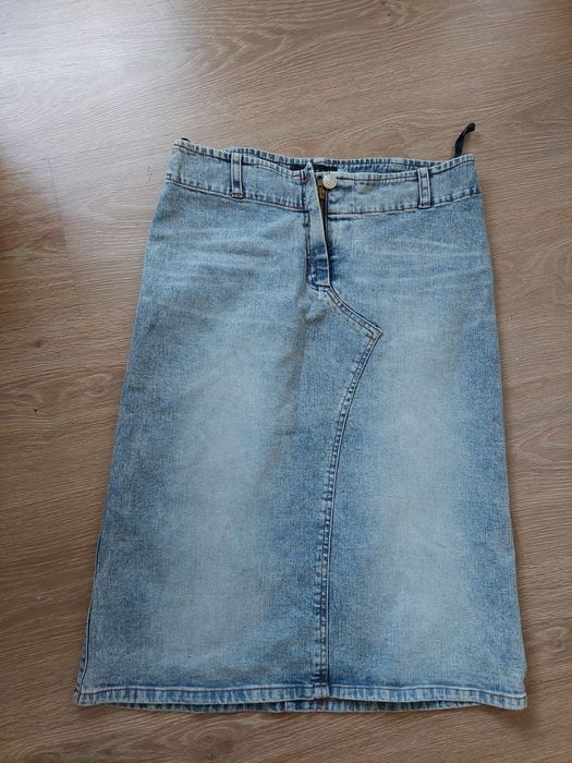 Spódnica jeansowa midi