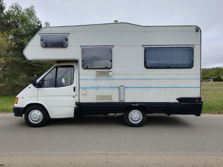 Ford Ford Transit , Kamper 1995  Ford Transit, Kamper 1995r, ZAREJESTROWANY
