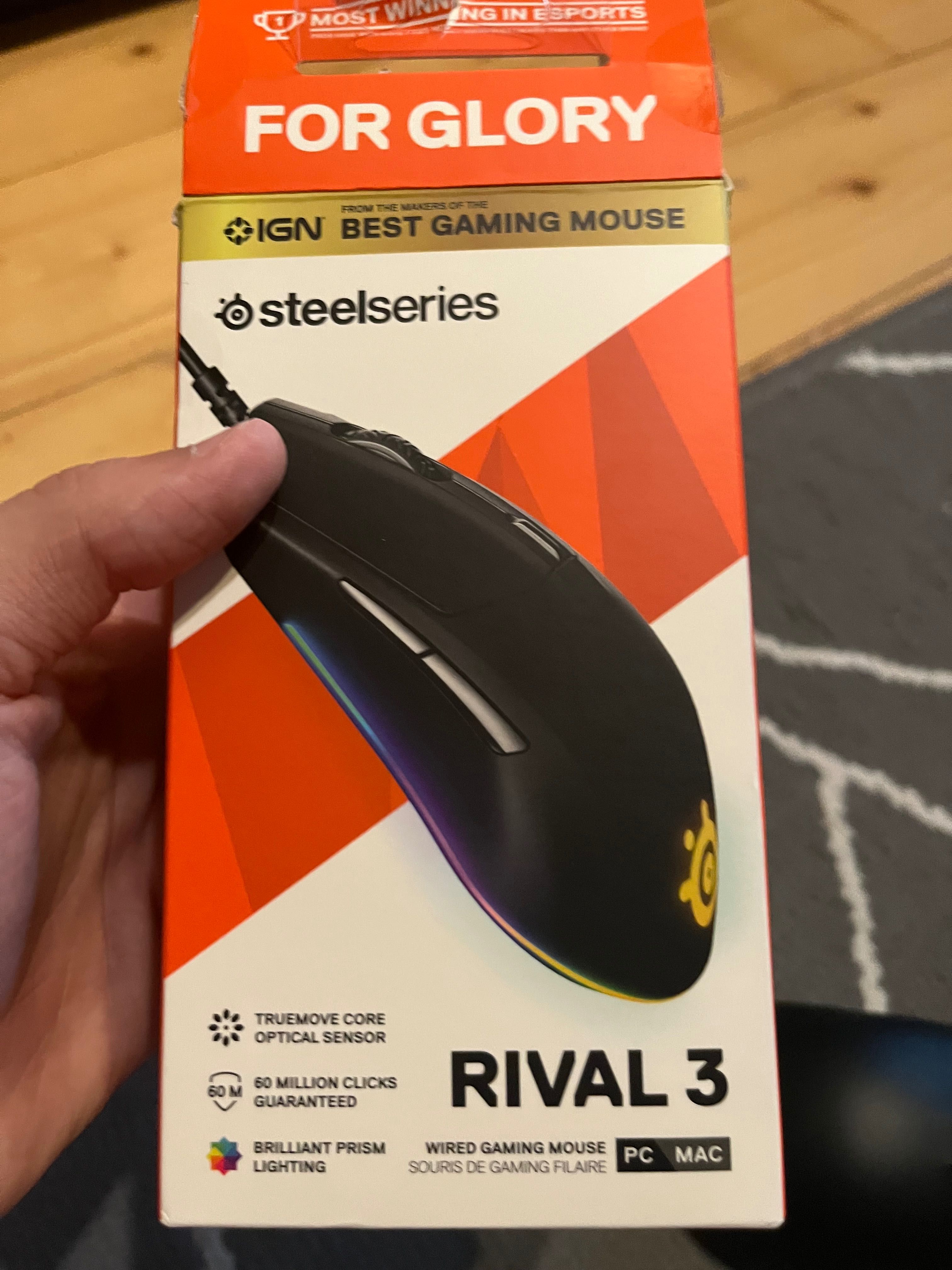 Myszka SteelSeries rival 3