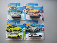 Hot Wheels zestaw Treasure Hunt Honda Nissan Delorean TH