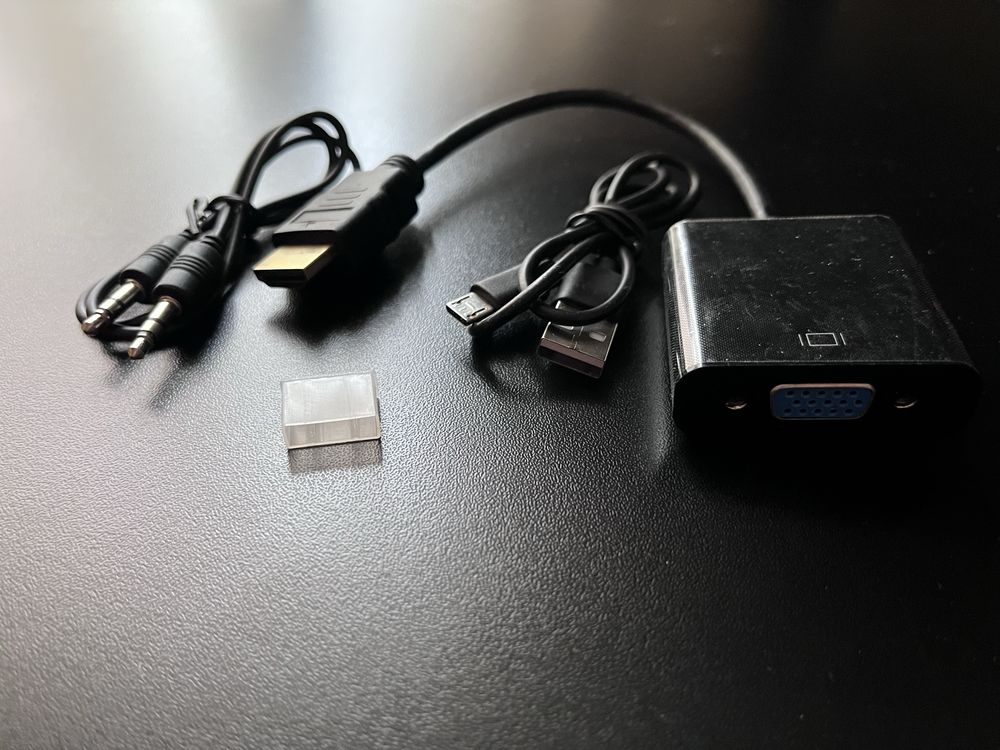 Адаптер STlab HDMI - VGA (майже новий, один раз використов. на 2 хв)