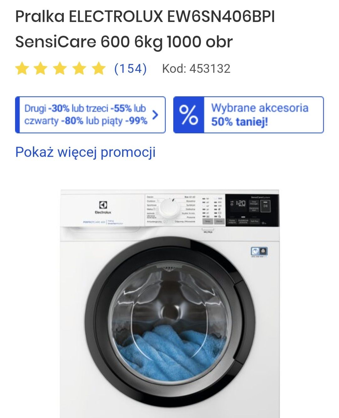 Pralka electrolux
