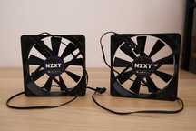 2x Ventoinha NZXT 120mm RF-AF12C-RB
