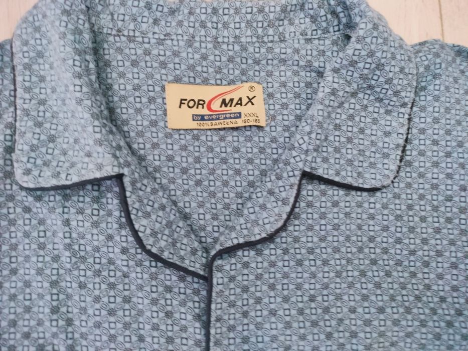 Piżama flanelowaj piżama męska FORMAX bawełna - XXXL