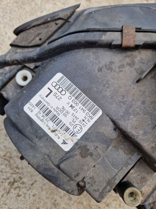 Lampy Audi A4 B8 bixenon Kompletne europa