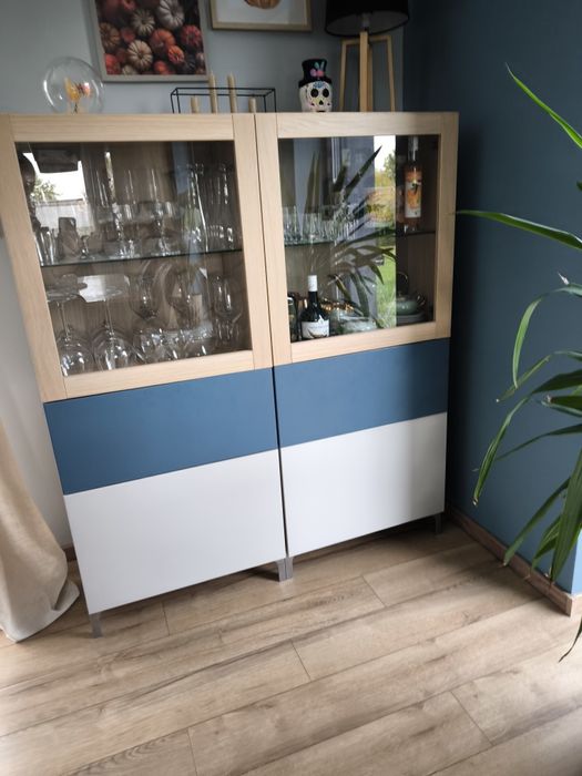 Besta Ikea Witryna + szafka RTV