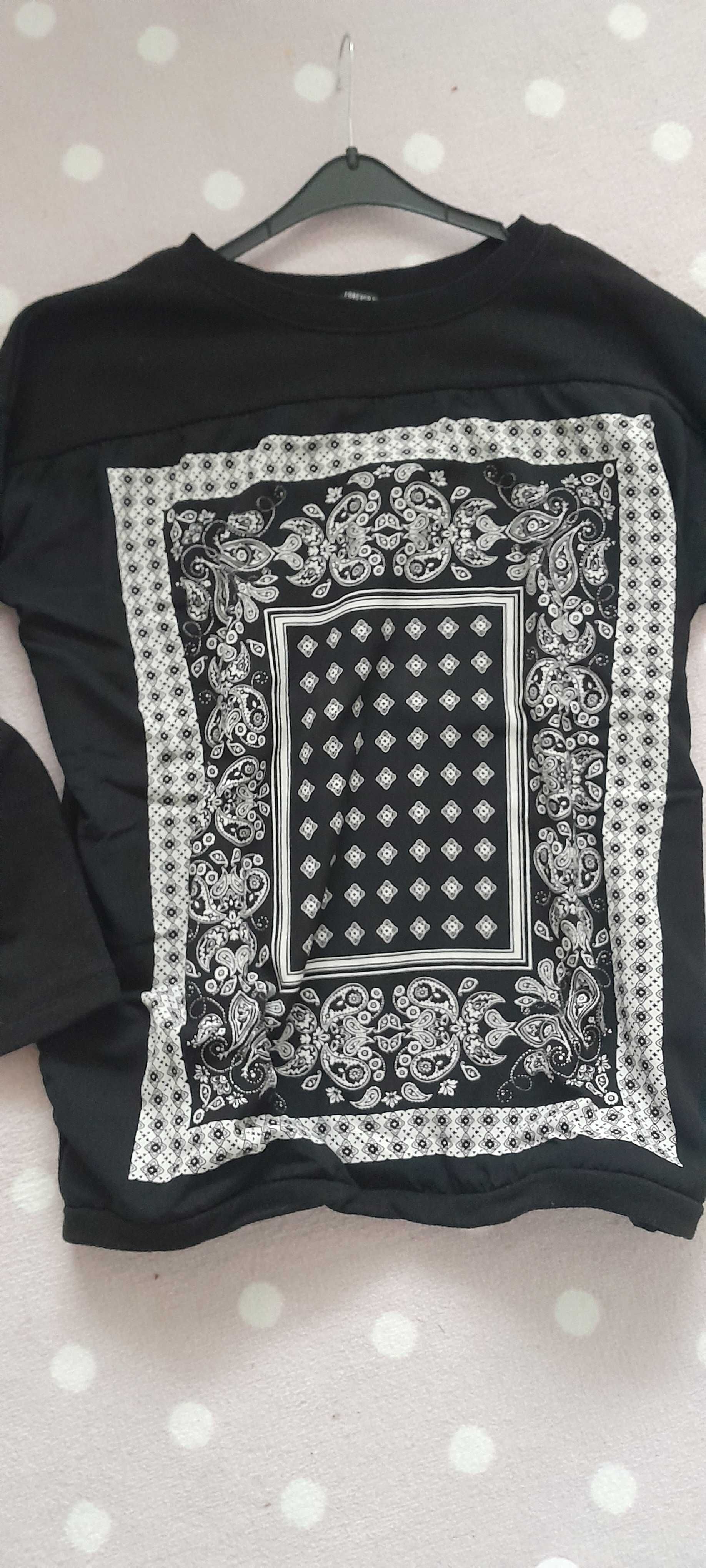 Bluza forever 21 oversize wzór 36