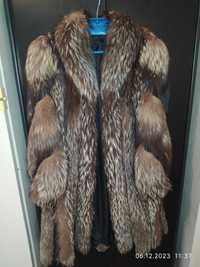 Шуба жіноча чорнобурка, 48-52 розмір