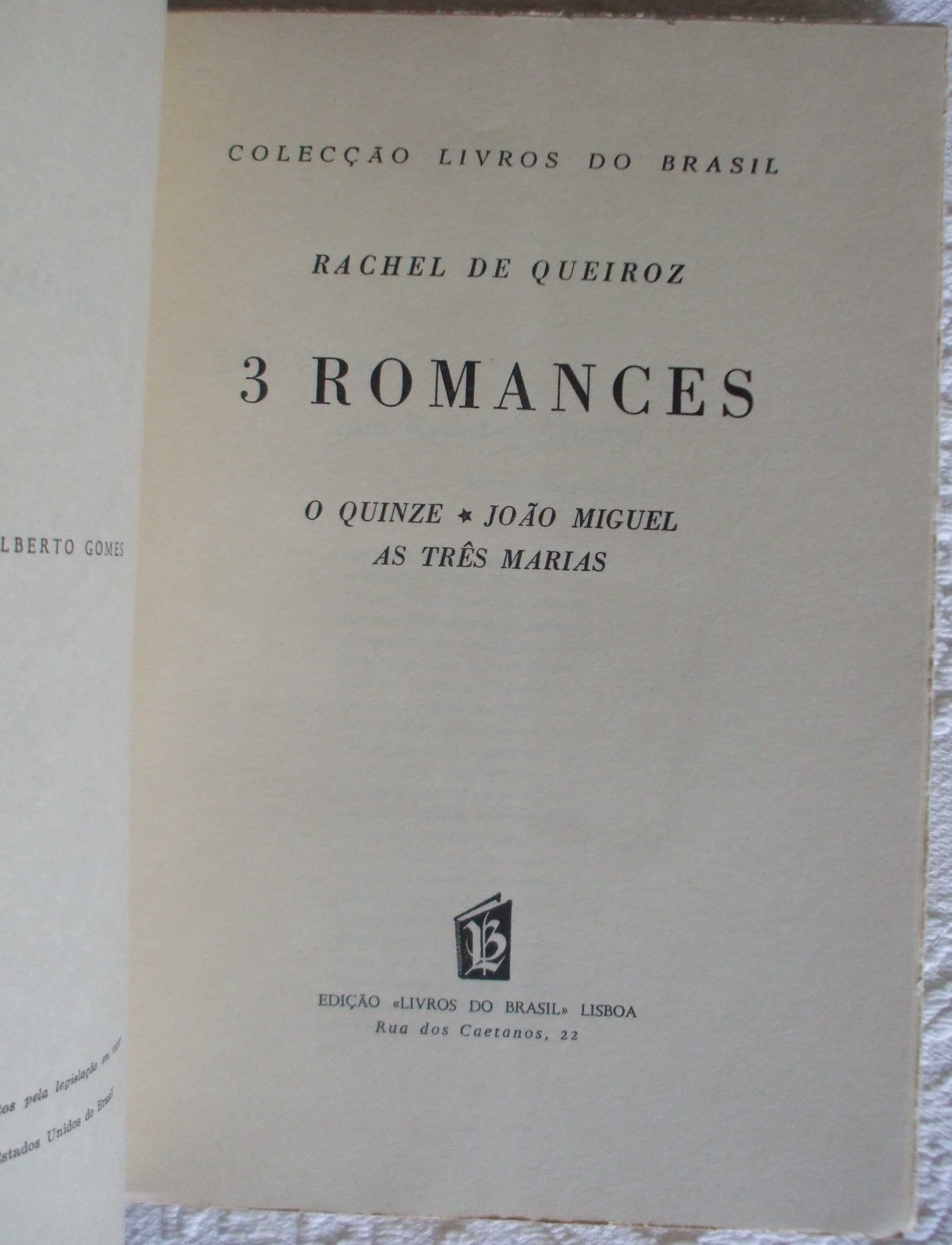 3 romances, Rachel de Queiroz