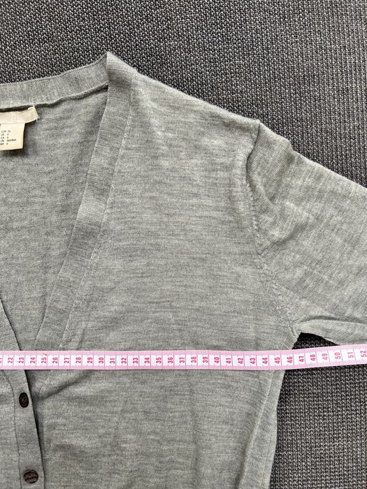 Sweter kardigan S H&M merino kaszmir