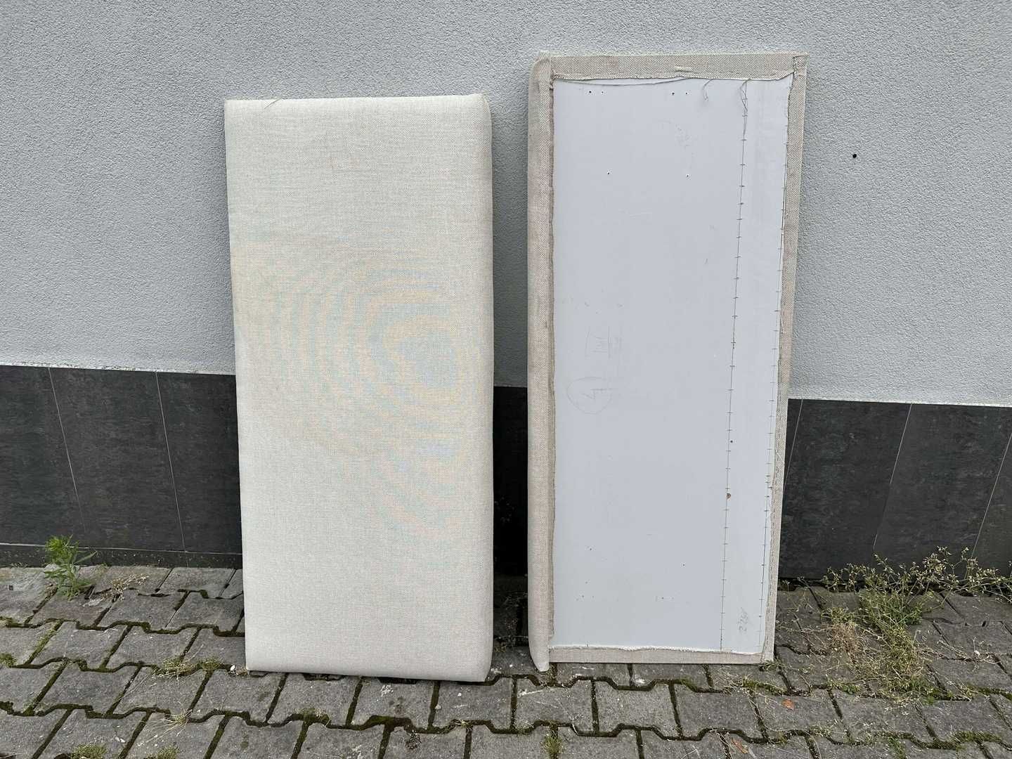 Panel Tapicerowany Siedzisko Zagłówek Oparcie Beżowy 145x60cm