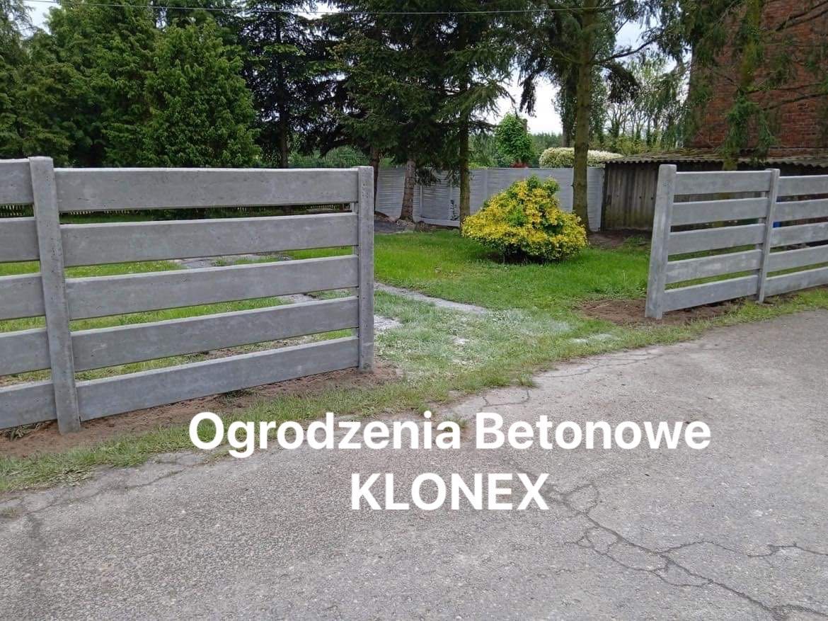 Ogrodzenia Betonowe z montażem PRODUCENT KLONEX