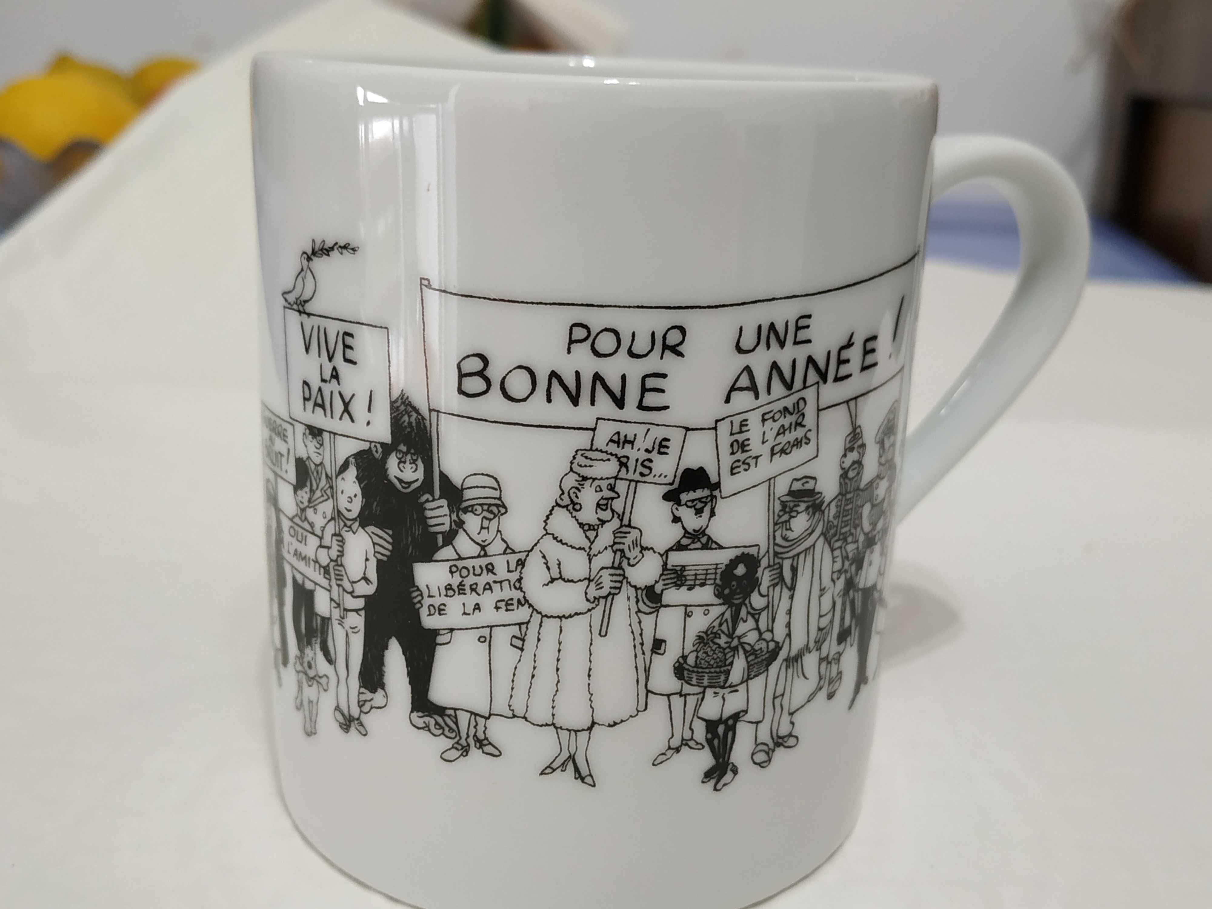 Tintin - caneca oficial e original para coleccionadores