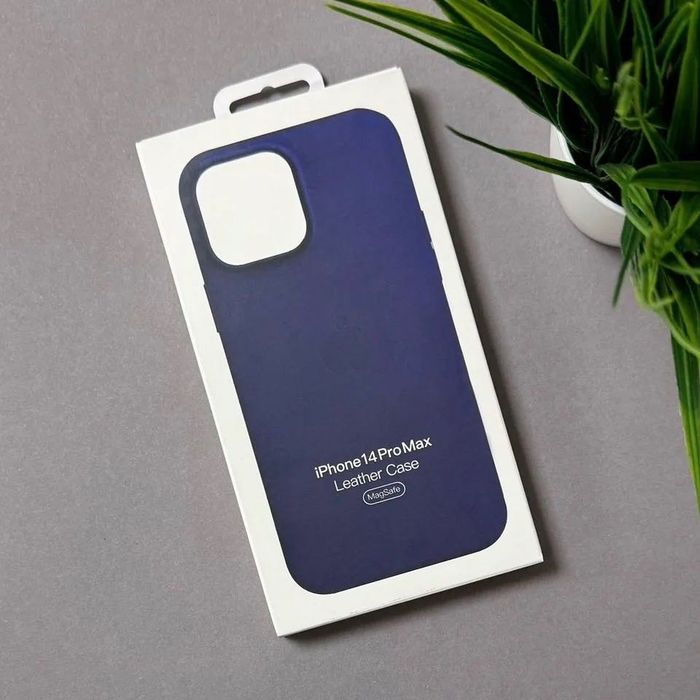 Знижка! Шкіряний чохол Leather Case MagSafe для iPhone 14 Pro Max
