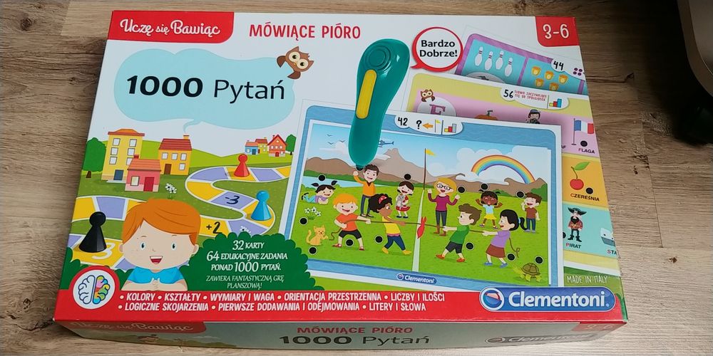 Gra Edukacyjna quiz mówiący długopis marchewka