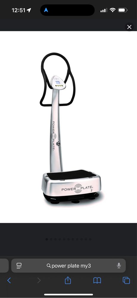 Plataforma vibratoria power plate